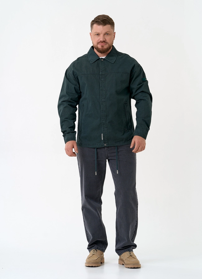 Мужская джинсовая куртка модель № 27356 в кредит