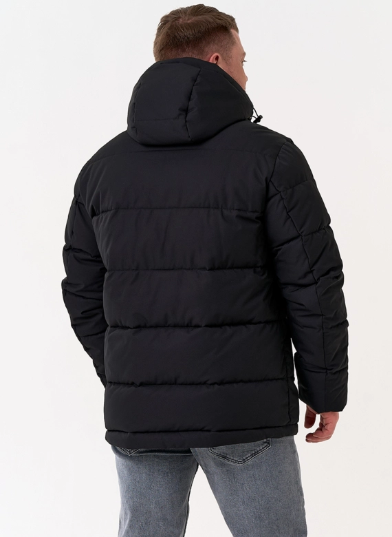 Мужской пуховик с капюшоном 
