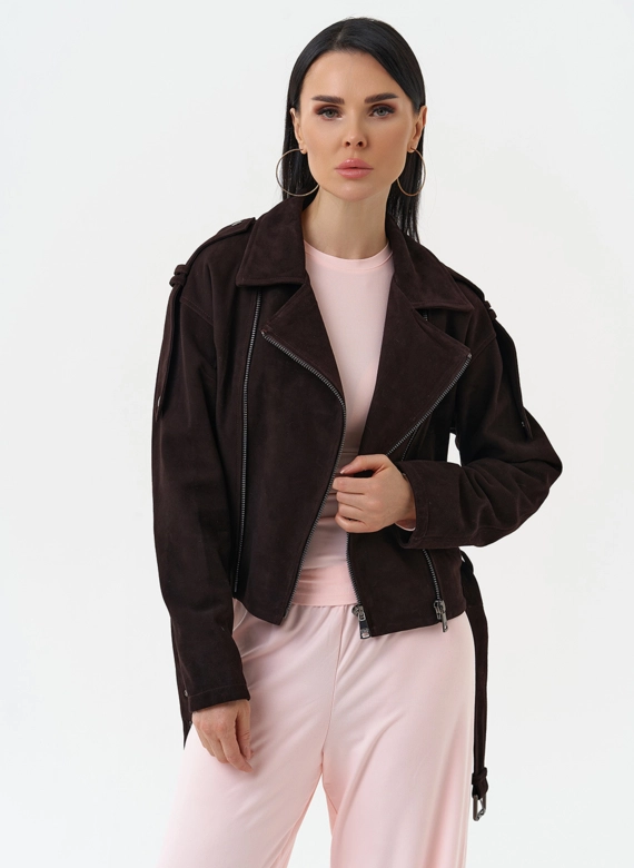 Женская куртка из натуральной замши